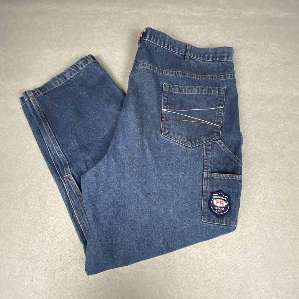 BOCOMAL FR Denim Jeans Men Fire Resistant Pants Jeans 46x32 CAT 2 Workwear